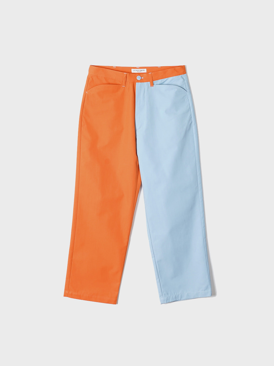LOCALS ONLY Two Face Skater pants &quot;Orange/Skyblue&quot;