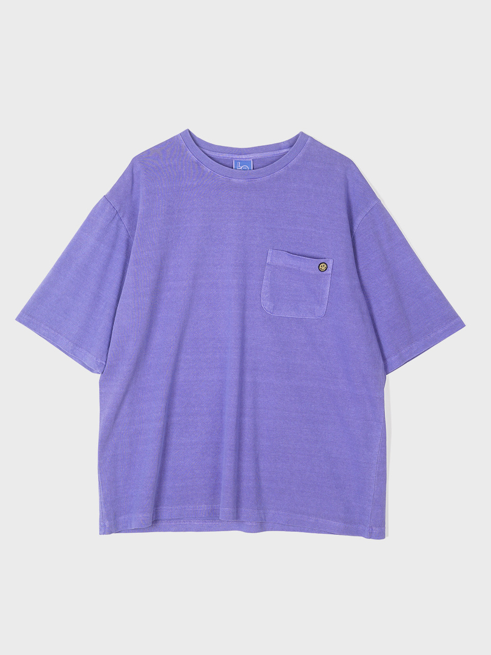 LOCALS ONLY Garment Dyed Pocket T-shirts &quot;Purple&quot;