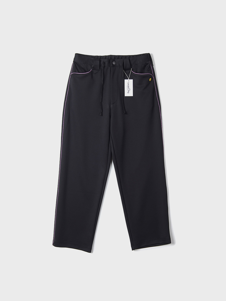 LOCALS ONLY New Generation Western Track Pants &quot;Black/Purple&quot;