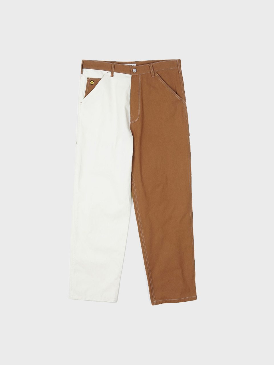 LOCALS ONLY Two Face Painter Pant &quot;Natural/Brown&quot;