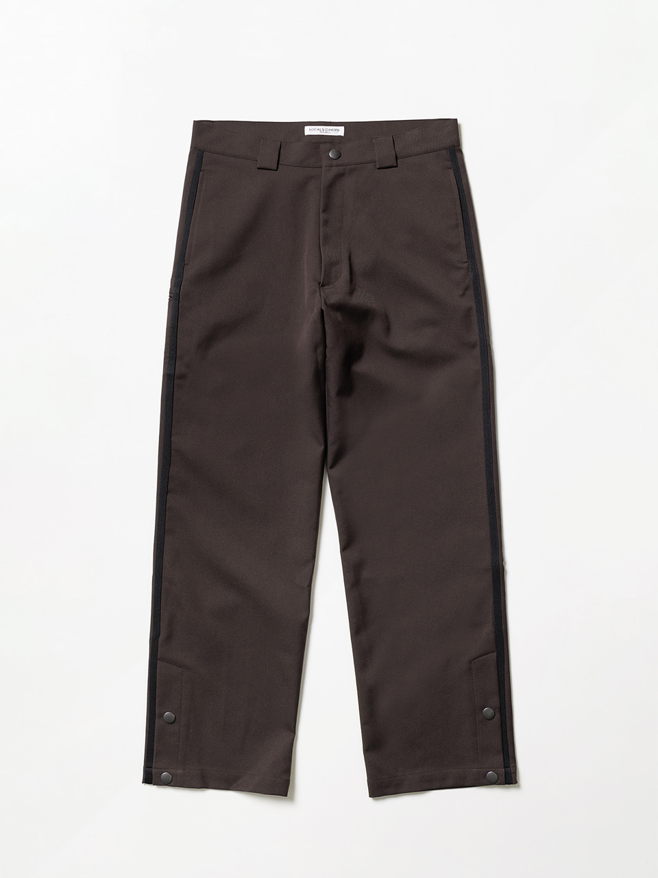 LOCALS ONLY Side line Skater Pants &quot;Brown/Black&quot;